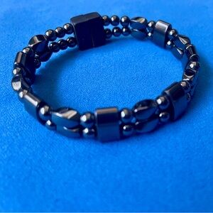 Magnetic hematite bracelet